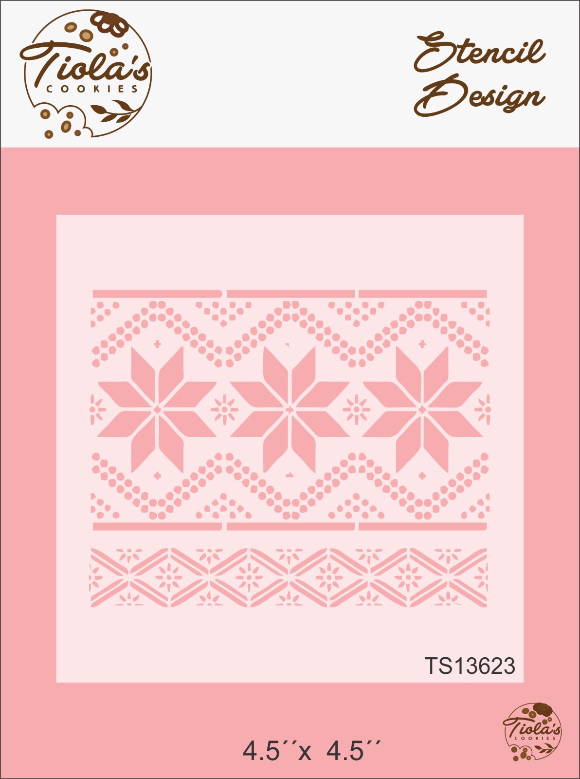 Textura Stencil Navidad Estrella