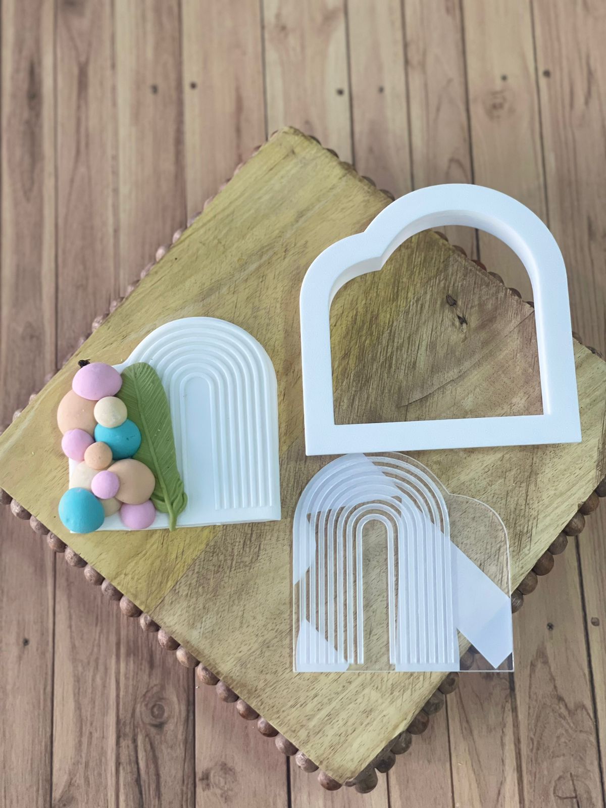 Embossing y cortador: Arcoiris