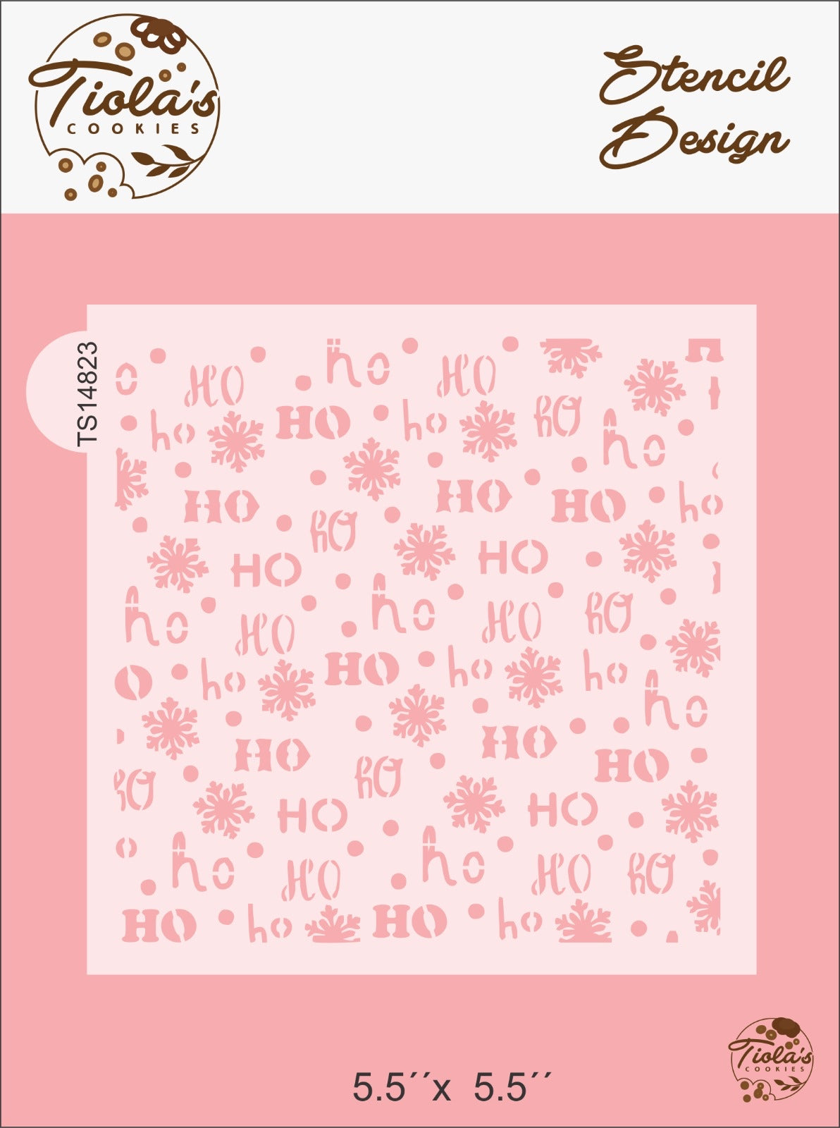 Textura Stencil Navidad Ho ..Ho !