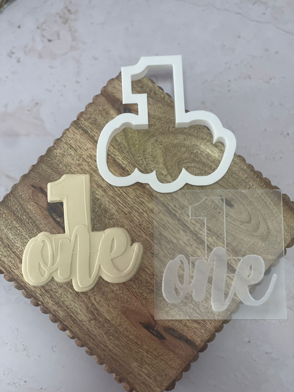 Embossing y cortador: Numero 1