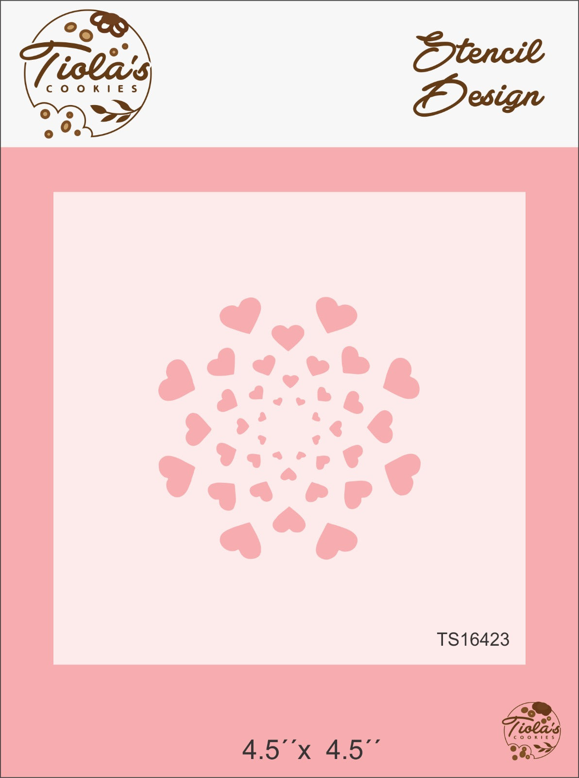 CIRCULO CORAZON LOVE STENCIL