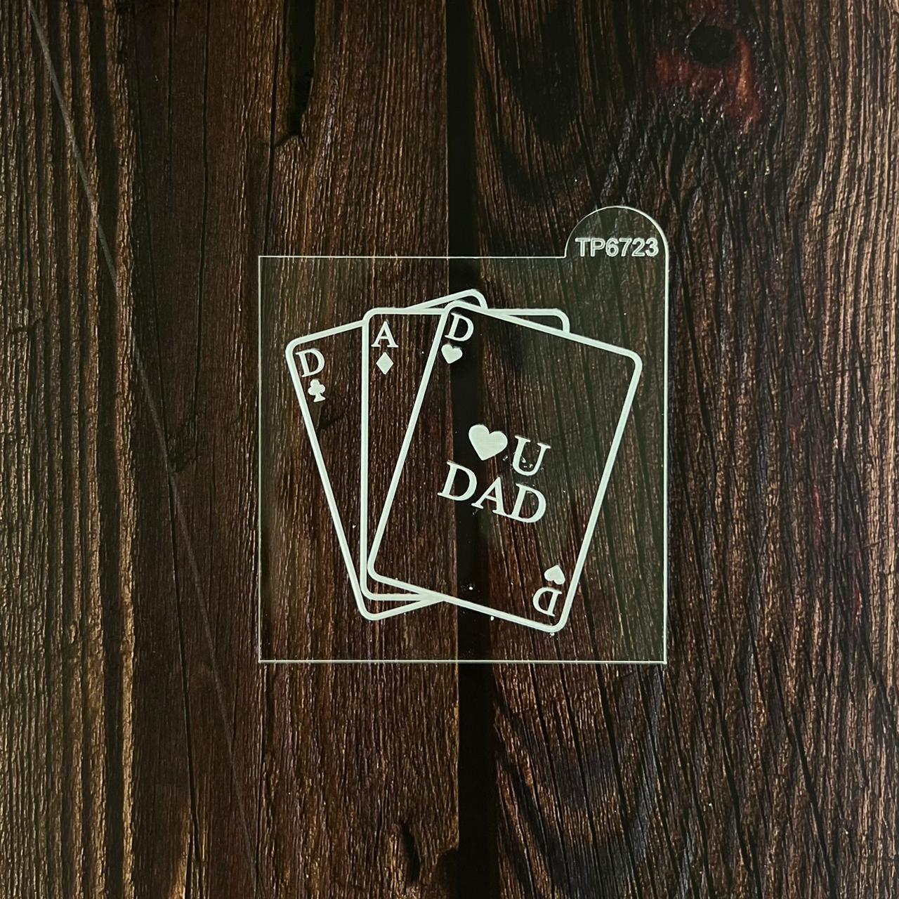 Cortador y Embossing: Cartas DAD