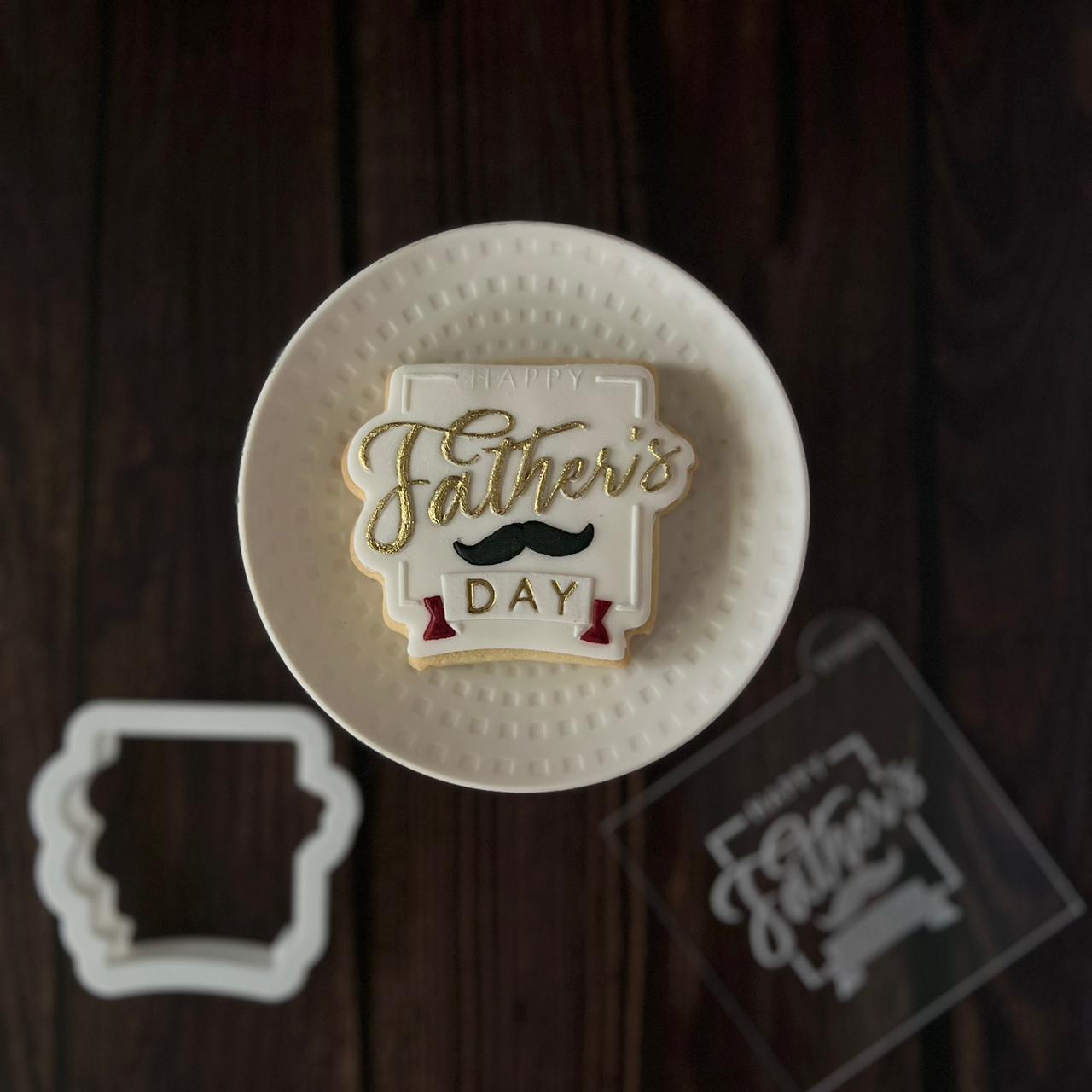 Cortador y Embossing: Happy Father´s Day