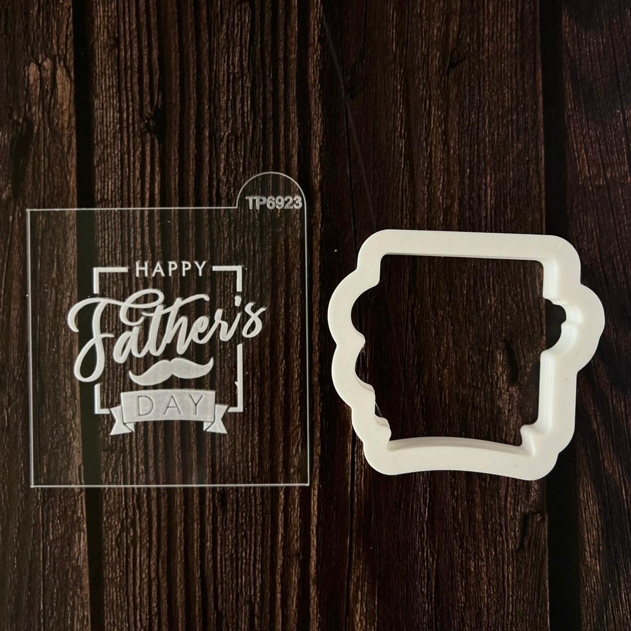 Cortador y Embossing: Happy Father´s Day