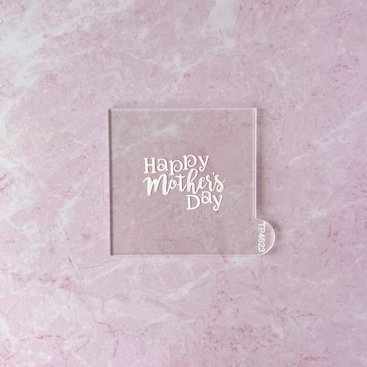 Happy Mothers day Embossing