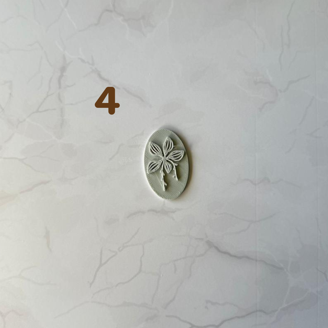 Marcadores de flores para aretes