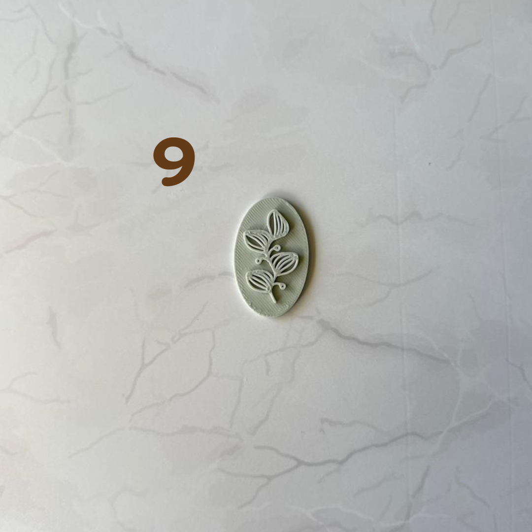 Marcadores de flores para aretes