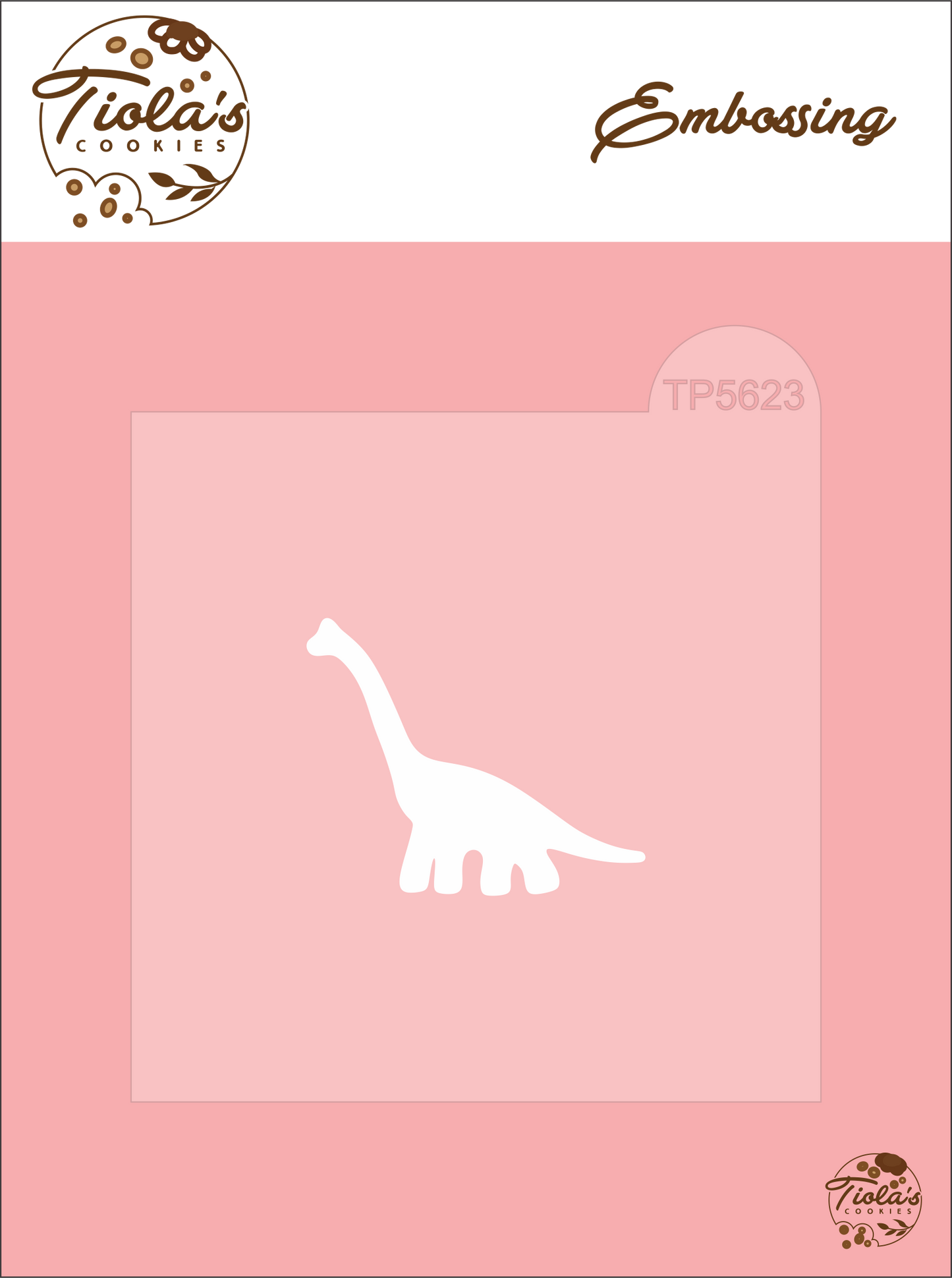 Embossing Brontosaurio