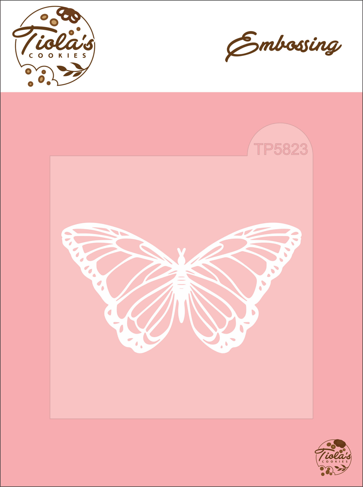 Embossing mariposa