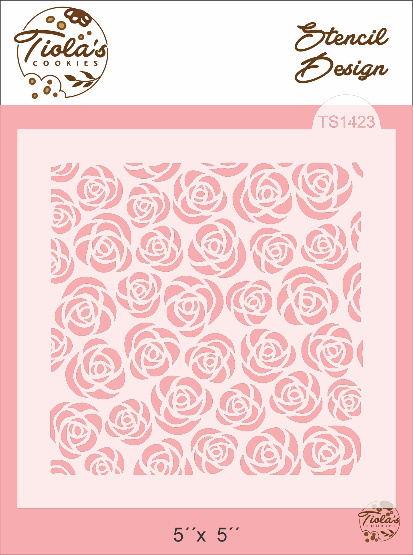 Flores Textura Stencil