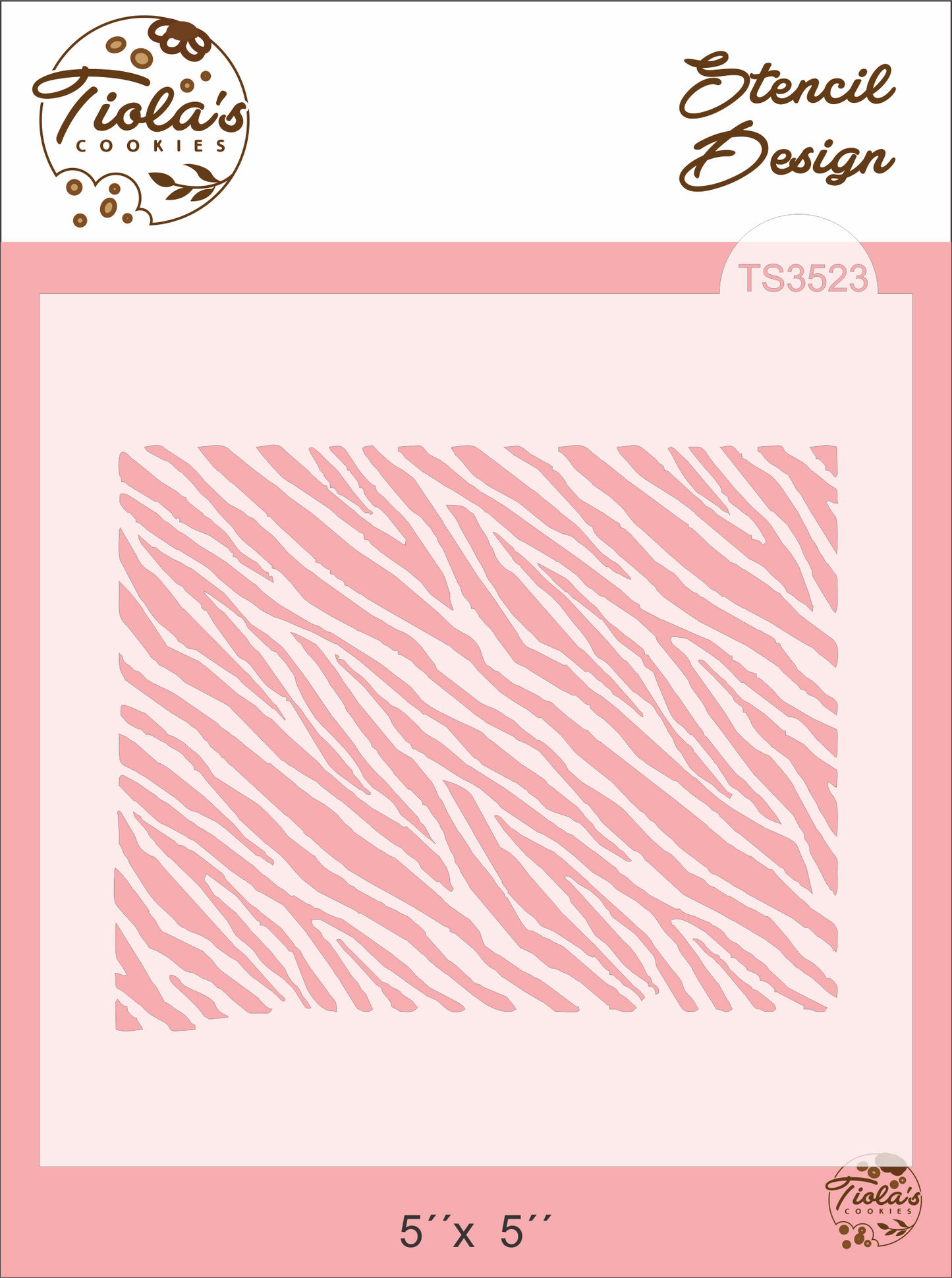 Zebra 1 Textura Stencil