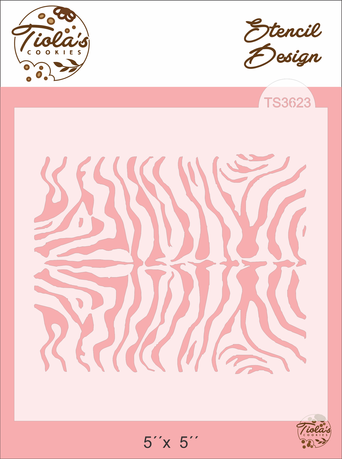 Zebra 2 Textura Stencil