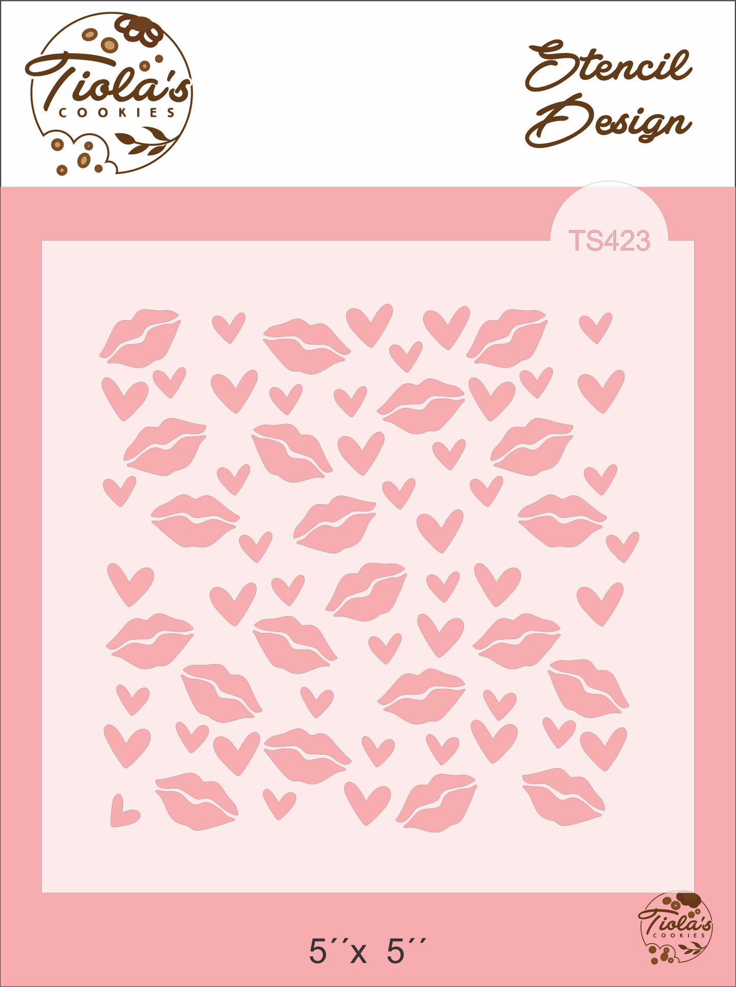 Textura Besos Stencil