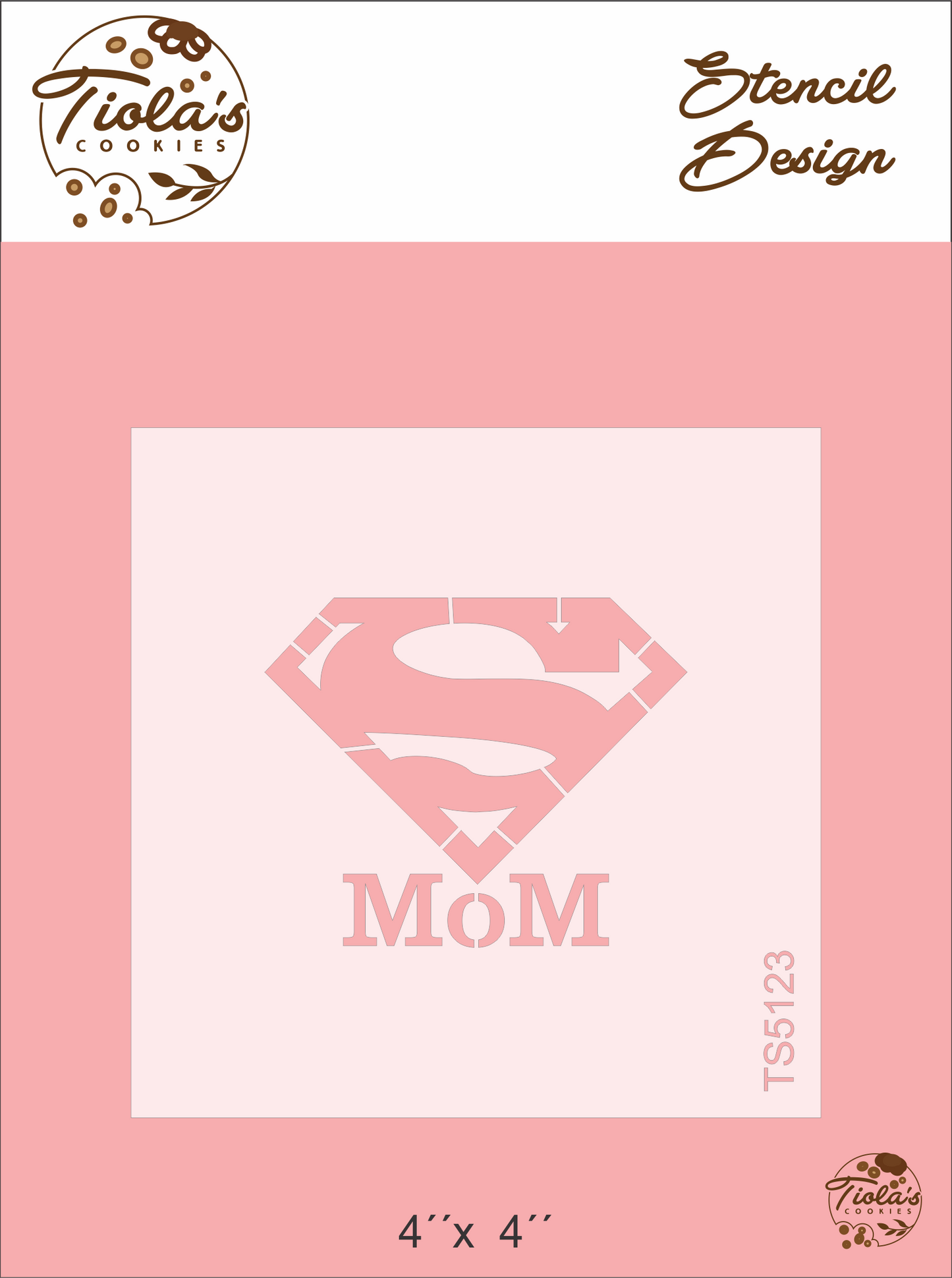 Supermom Stencil