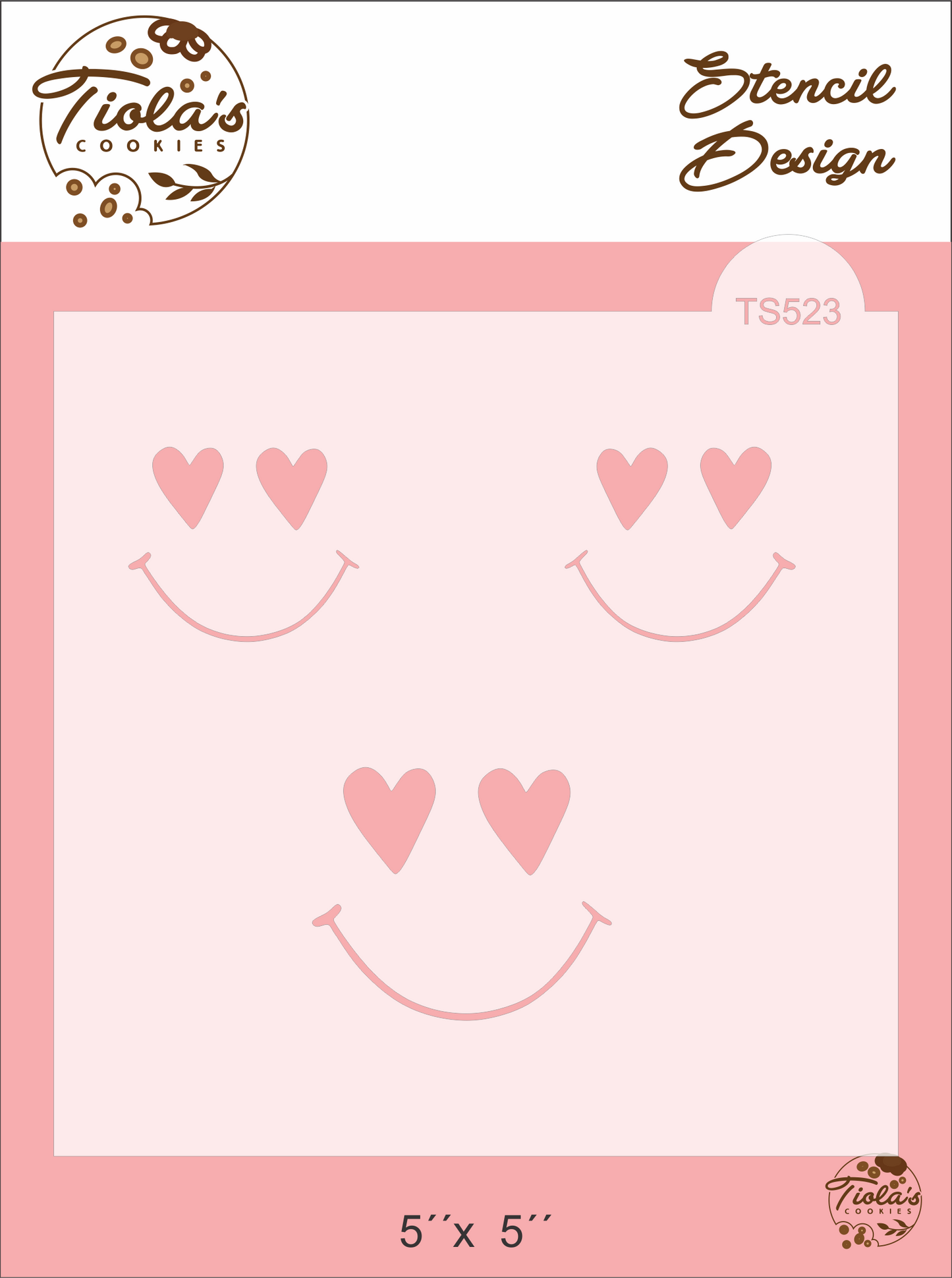Love eyes Stencil