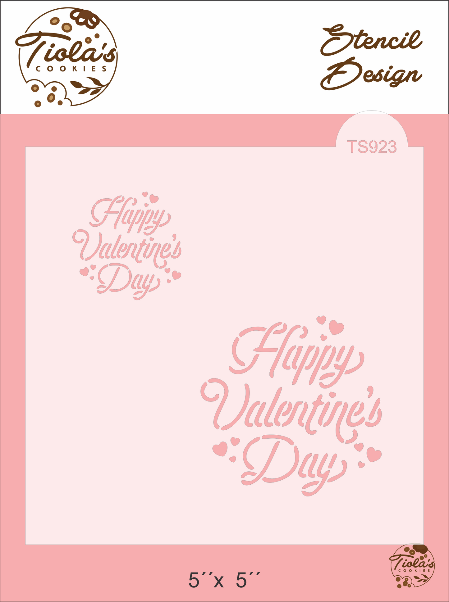 Happy Valentine's day Stencil