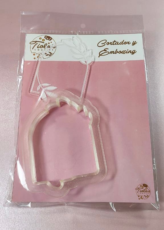 Embossing y cortador: Marco de hojas