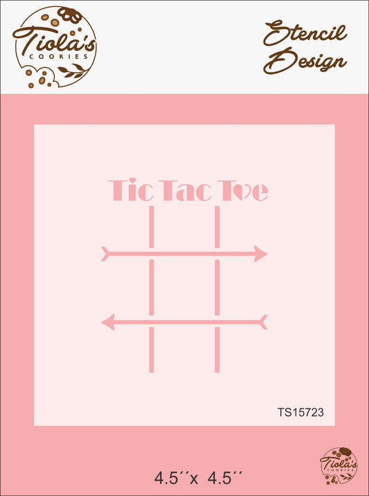 TIC TAC LOVE STENCIL