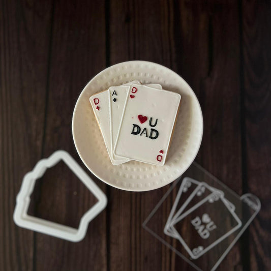 Cortador y Embossing: Cartas DAD