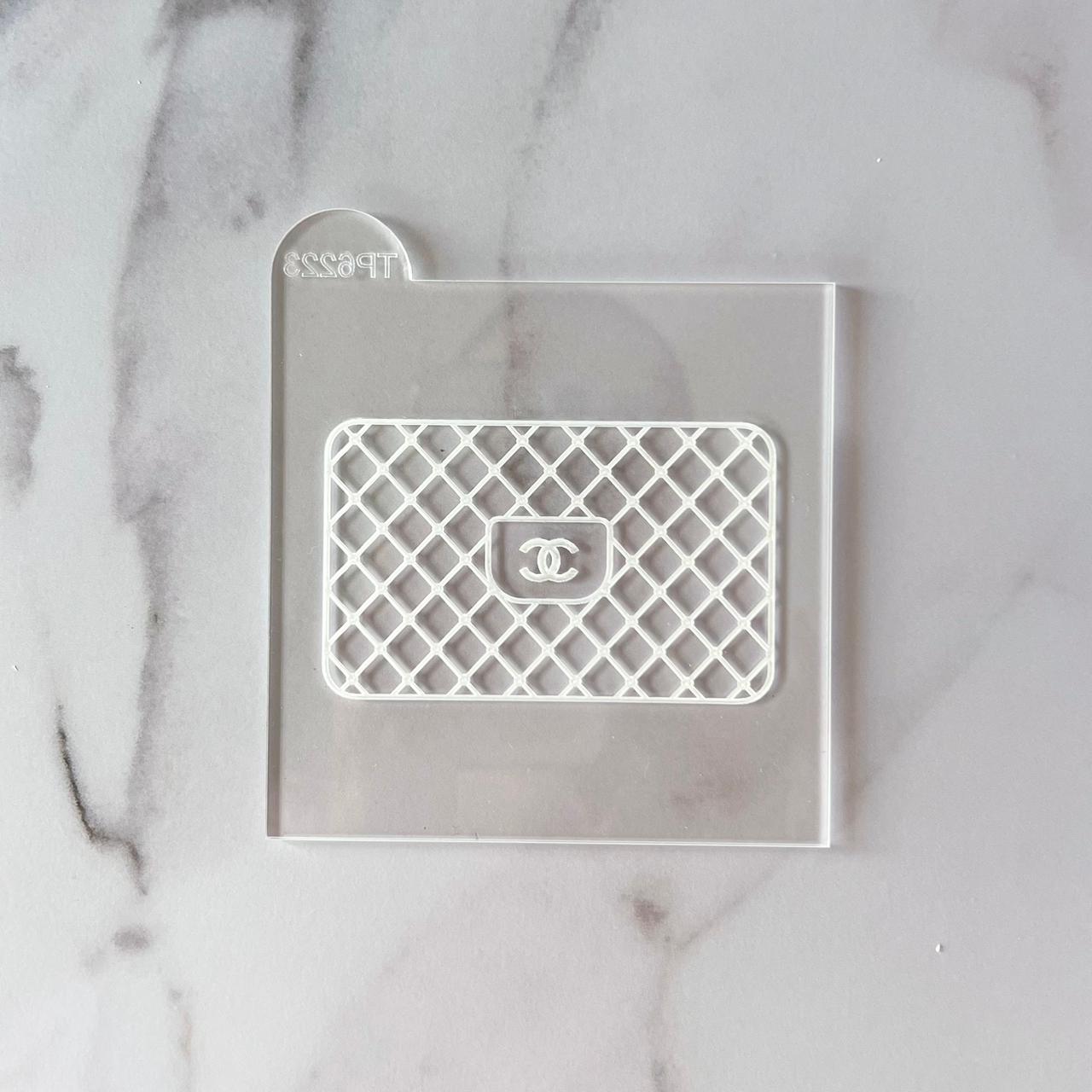 Cortador y Embossing: Cartera Chanel