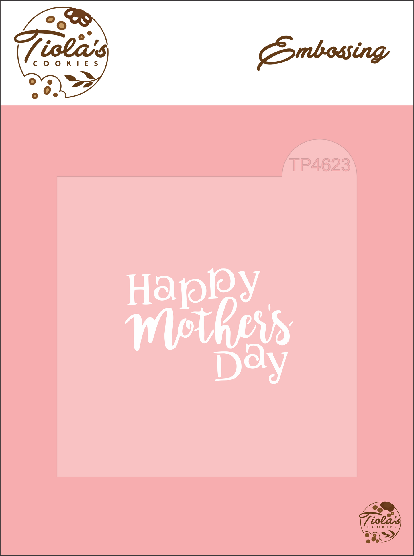 Happy Mothers day Embossing