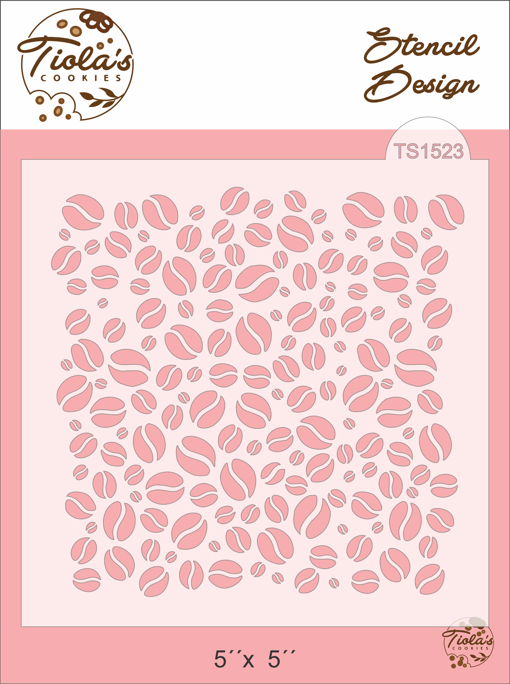 Café Textura Stencil – Tiola's