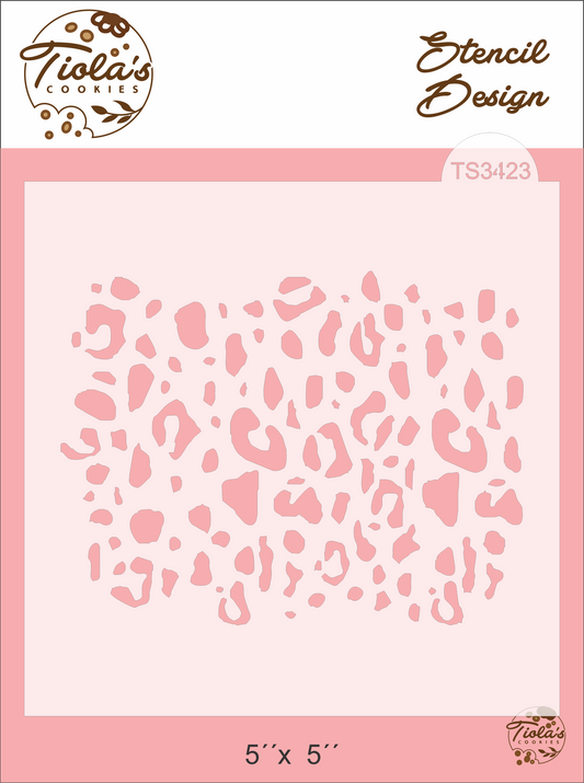 Cheetah Textura Stencil